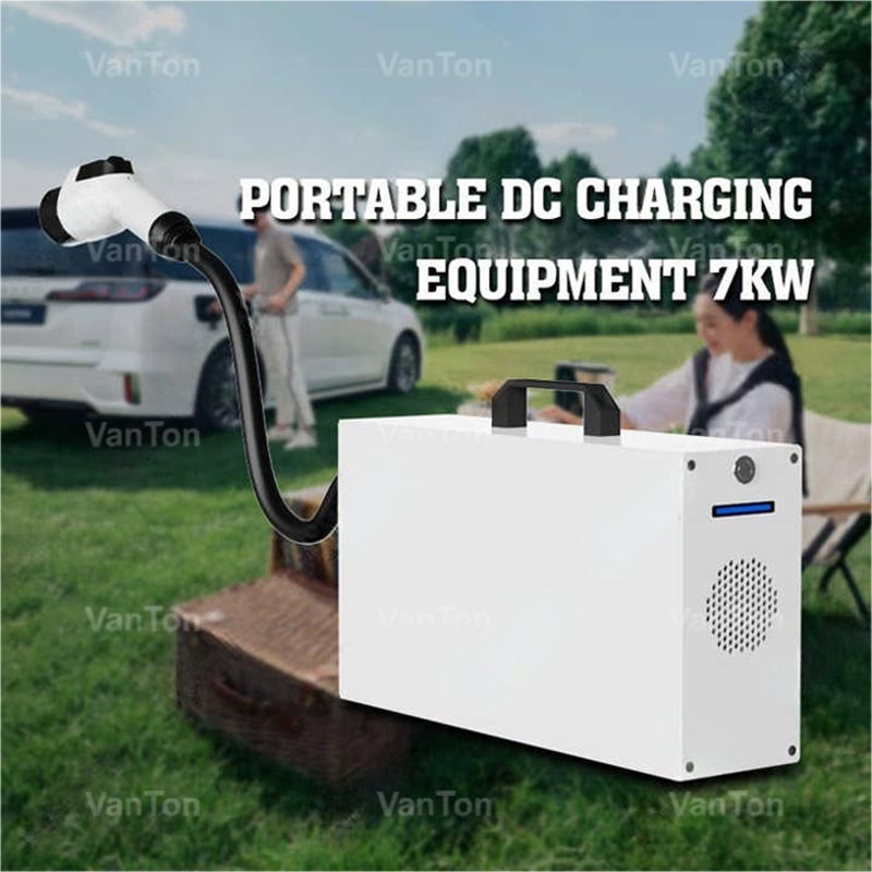7KW waterdicht compact draagbaar DC-laadstation voor elektrisch voertuig